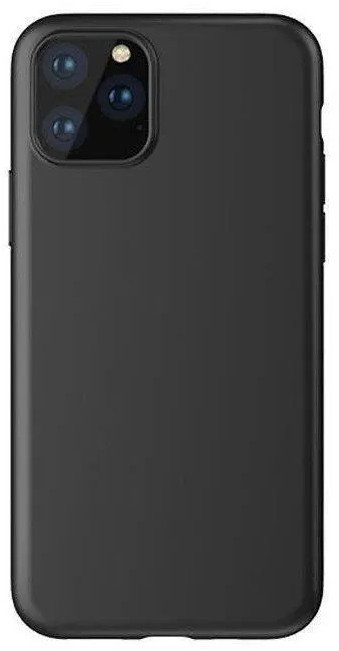 Këllëf telefoni Honor 50 Lite, xhel i butë, mbrojtës, i zi