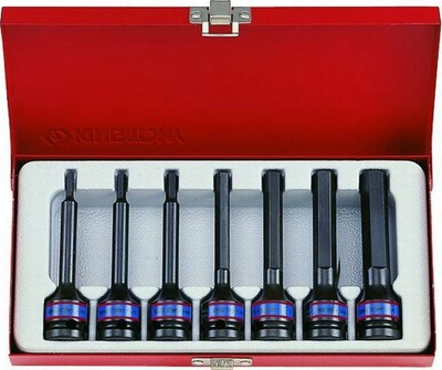 Set çelësash goditës KING TONY, 7 copë, 1/2", 4-14mm