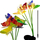 Lampë solare dekorative “Dancing in the Wind Butterflies”, 5 LED, 76 cm, shumëngjyrëshe