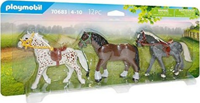 Lodra Playmobil Three Horses (70683)