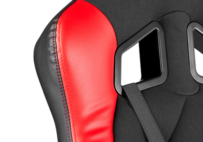 Karrige gaming Genesis Nitro 330, ergonomike, deri 150 kg, e zezë me të kuqe