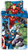 Set jorgani Marvel Avengers Single, pambuk, madhësi europiane, shumëngjyrësh