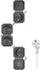 Shirit elektrik LogiLink LPS276U, 4 dalje, kabllo 1.5m, bardh e zi