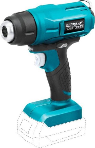 Pistoletë termike pa kabllo Dedra DED7058, 18V, 550°C, pa bateri