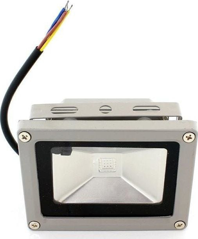 Reflektor LED Gonga RGB, 10W, telekomandë, gri