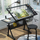 Маса за цртање DNA PRO DESK 1, 120x60 cm, прилагодлива висина, проѕирно стакло