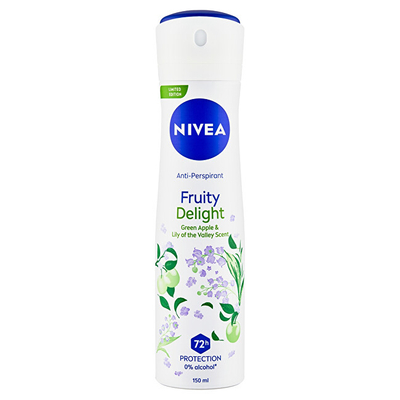 Set kujdesi për lëkurë Nivea Fruity Delight Gift Set, xhel dushi 250 ml + sprej antiperspirant 150 ml + maskë për fytyrë Skin Detox