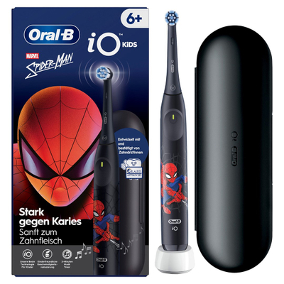 Furçë dhëmbësh elektrike Oral-B iO Kids 6+, me kuti udhëtimi, Spiderman