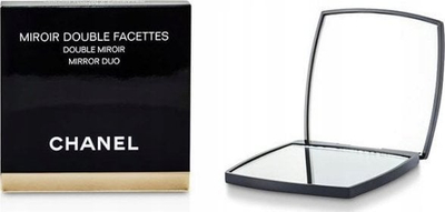 Pasqyrë kompakte Chanel Miroir Double Facettes, palosëse, dyanshme, e zezë