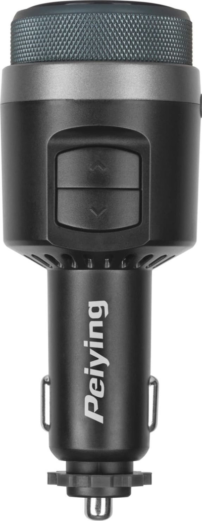 FM предавател за автомобил Peiying URZ0486, Bluetooth 5.1, PD QC3.0, црн