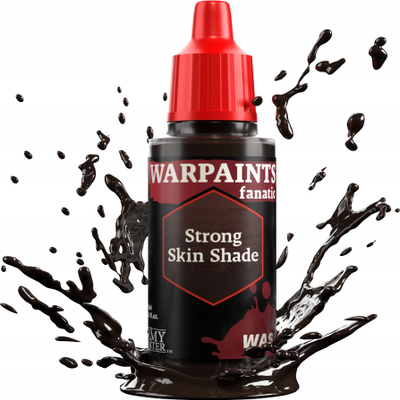 Bojë akrilike The Army Painter Warpaints Fanatic Wash Strong Skin Shade, 18 ml, kafe e ngrohtë