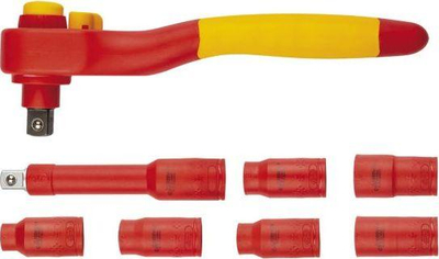 Set veglash Neo 01-307, 8 copë, 1/2", 1000V, në kuti plastike