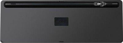 Тастатура Powerton SolarSlim, wireless, CZ + SK, Црна