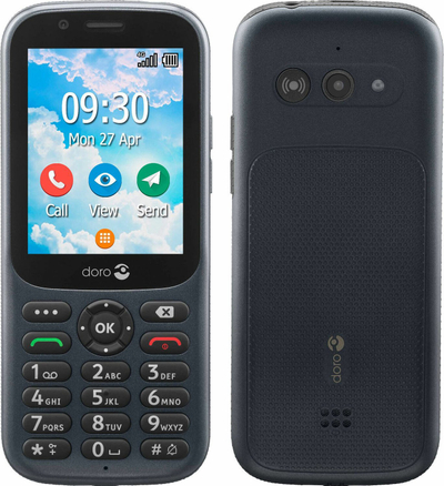 Telefoni Doro 730X, 4G, Dual SIM, grafit