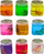 Plastelinë modeluese Lean Toys Animal World, 150g, 9 ngjyra, set me dinosaurë