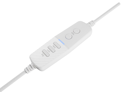 Kufje Genesis Neon 764, USB, të bardha