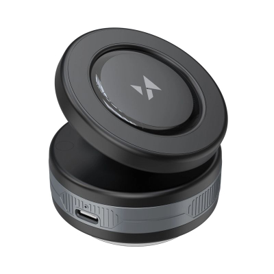 Mbajtëse telefoni për makinë Wozinsky WUSQ-01, karikues wireless 15W, MagSafe, e zezë