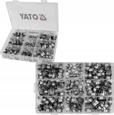 Set kapëse tubash Yato, 170 copë, çelik inox