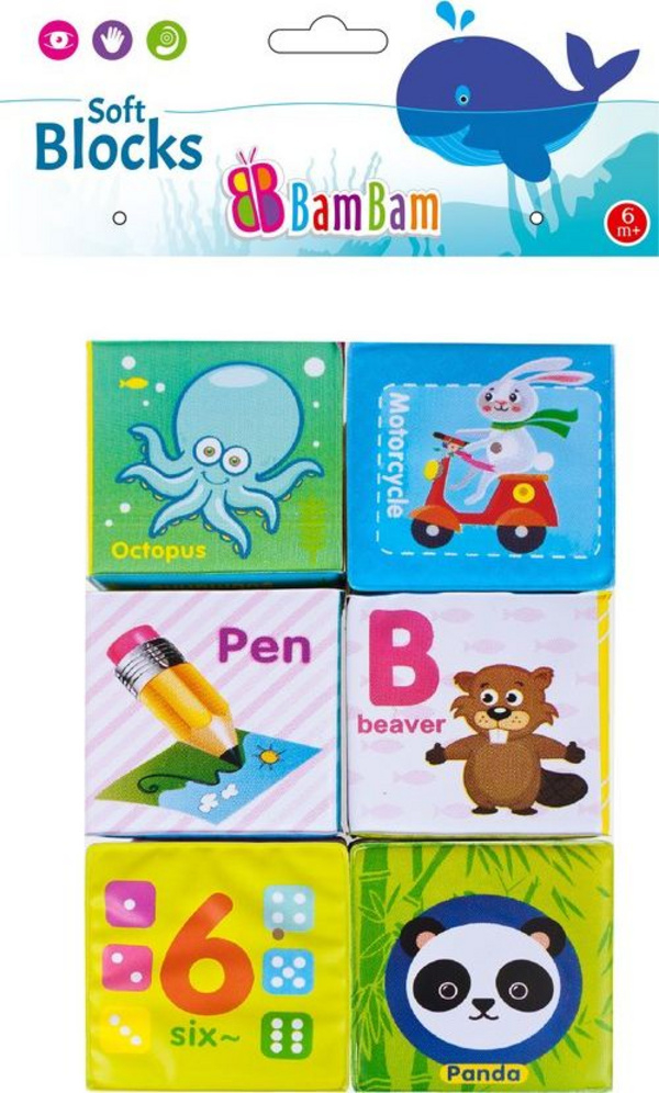 Blloqe te buta BamBam, 6 copë