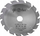 Teh rrethor Globus BRYTAN GB15, 130mm, 10 dhëmbë, 16mm