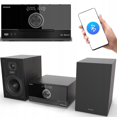 Mikrosistem Aiwa MSBTU-600, 100 W, Bluetooth, i zi