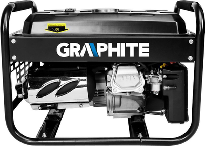 Gjenerator benzine Graphite 58G904, 2200W, 1 fazë, i zi