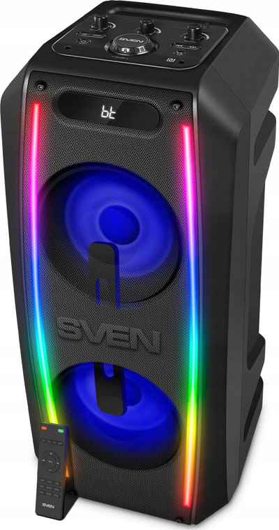 Kутија за музика Sven PS-740, Bluetooth, радио USB NFC, црна