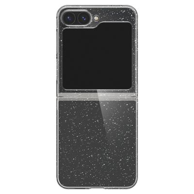 Kapak telefoni Spigen Air Skin, Samsung Galaxy Z Flip6, Glitter Crystal Quartz, transparent