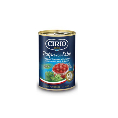 Salcë me copa domatesh dhe erëza, Cirio, 400g
