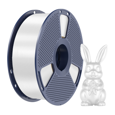 Filament 3D SUNLU PLA+ Silk, 1.75 mm, 1 kg, i bardhë