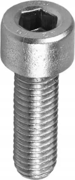 Vidha Allen inox M8x35mm, set 10 copë, ngjyrë argjendi