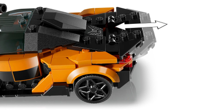 Lodra LEGO Speed Champions 77257 McLaren W1, set ndërtimi, për fëmijë 9+, shumëngjyrëshe