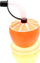 Shishe sportive Excellent Houseware, 500 ml, me pipë, portokalli