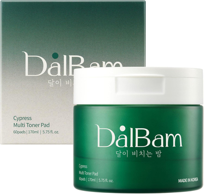 Pambuk me toner me ujë të selvisë DalBam Cypress, 60 copë, 170ml
