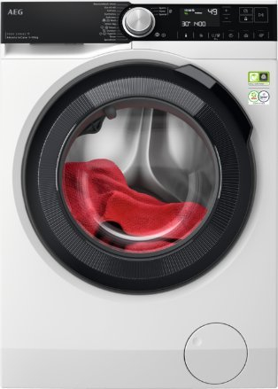 Lavatrice AEG 9000 Series AbsoluteCare, 10 kg, me ekran dixhital, bardh e zi
