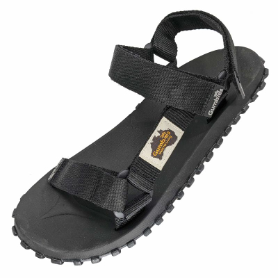Sandale Gumbies Scrambler, me rrip nga PET i riciklum, me taban gome të zezë