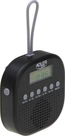 Radio universale Adler AD 1912, që s’e ha uji, me alarm, e zezë