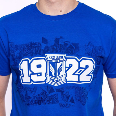 Bluzë sportive Lech Poznań 1922, pambuk, XXL, blu