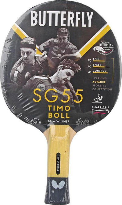 Raketë pingpongu Butterfly Timo Boll SG55 85022, Panasia 1.5mm, dorezë Smart Grip