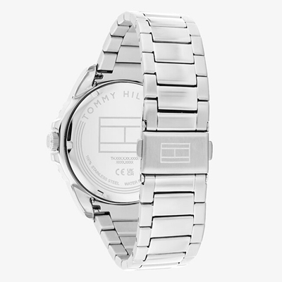 Orë burrash Tommy Hilfiger Oceanic 1792202, e argjendtë