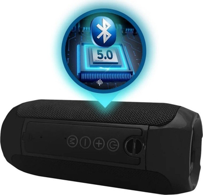 Bluetooth звучник Manta SPK12GO, FM радио, 1200 mAh, црн