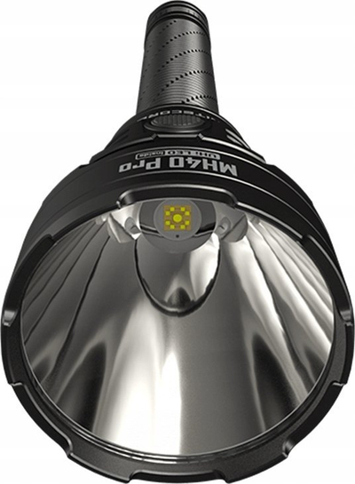Elektrik dore Nitecore MH40 Pro, 3500 lumen, rreze shumë e gjatë, ngjyrë e zezë