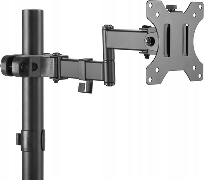 Mbajtëse monitori Maclean MC-984, 17"-32", për tub 28-60mm, e zezë