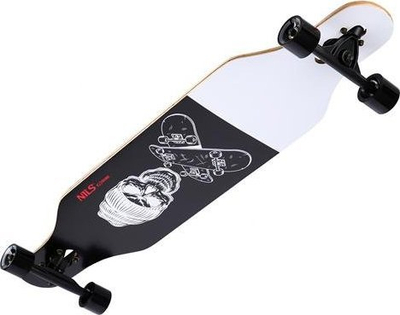 Longboard Nils Wooden, kushineta ABEC 7, rrota PU 85A, i zi