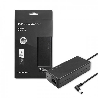 Adapter energjie Qoltec 52400 për monitor Samsung, 30W, 14V 2.1A, i zi