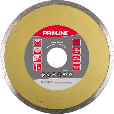 Disk prerës Pro-Line(87101), 115 x 2.0 x 5.0 x 22.23, i argjendtë