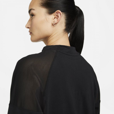 Спортска блуза Nike Sportswear Dri Fit ADV, со долги ракави, за жени, црна