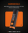 Mousepad gaming Fnatic DASH V2 MAX XL, 48 x 48 cm, 6 mm, portokalli