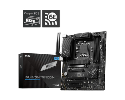 Матична плоча MSI PRO B760-P WiFi DDR4 LGA 1700 ATX