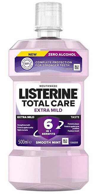 Larës goje Listerine Total Care Extra Mild, 500 ml